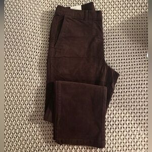 Men’s Banana Republic Straight Stretch-Corduroy Travel Pant (New — Never Worn)